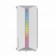 Darkflash Mid-Tower Computer Case With 3 LED Fans - кутия за компютър с 3 броя LED вентилатора (бял) 1