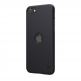 Nillkin Super Frosted Logo Cutout Case - поликарбонатов кейс с поставка за iPhone SE (2022), iPhone SE (2020), iPhone 8, iPhone 7 (черен) 1