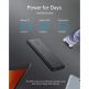 Anker PowerCore Slim 10000 mAh Power Bank - преносима външна батерия с 2xUSB-A изхода за зареждане на мобилни устройства (черен) 3