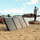 Choetech Foldable Photovoltaic Solar Panel Quick Charge PD 120W - сгъваем соларен панел зареждащ директно вашето устройство от слънцето с DC порт, двва 2xUSB-A и USB-C портове (черен) 7