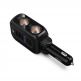 Blitzwolf Car Charger with Splitter - зарядно за кола с 2xUSB-A и 1xUSB-C изходи и два допълнителни извода за запалка (черен) 1