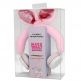 Gjby Plush Rabbit Kids On-Ear Headphones - слушалки подходящи за деца за мобилни устройства (розов) 2