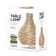 Platinet Table Rattan Lamp Male 25W - настолна LED лампа (светлокафяв)  2