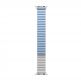 Uniq Revix Silicone Magnetic Strap - двулицевва магнитна силиконова каишка за Apple Watch 42мм, 44мм, 45мм (бял-син) 3