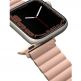 Uniq Revix Silicone Magnetic Strap - двулицевва магнитна силиконова каишка за Apple Watch 38мм, 40мм, 41мм (розов-бежов) 3