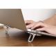 Nillkin Bolster Plus Portable Stand - преносими алуминиеви поставки за MacBook и лаптопи (сребрист) 7