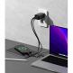 Ringke GaN Laptop Charger 65W - захранване за ел. мрежа за лаптопи, смартфони и таблети с USB-A и 2xUSB-C изходи с технология за бързо зареждане (черен) 4