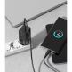 Ringke GaN Laptop Charger 65W - захранване за ел. мрежа за лаптопи, смартфони и таблети с USB-A и 2xUSB-C изходи с технология за бързо зареждане (черен) 8