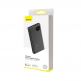Baseus Adaman Metal Digital Display Power Bank 22.5W 10000 mAh (PPIMDA-B0A) - външна батерия с 2xUSB-A и 1xUSB-C изходи с технология за бързо зареждане (черен) 5