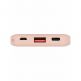 Uniq Fuele Mini Powerbank Quick Charge, PD 18W 10000mAh - преносима външна батерия с USB-C порт, USB-A изход и технология за бързо зареждане (розов) 1