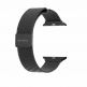 SwitchEasy Mesh Stainless Steel Watch Loop Band - стоманена, неръждаема каишка за Apple Watch 42мм, 44мм, 45мм (черен) 4