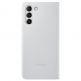 Samsung Clear View Cover EF-ZG991CJ - оригинален кейс, през който виждате информация от дисплея за Samsung Galaxy S21 (сив) (разопакован продукт) 1