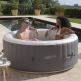 Infinite Inflatable Spa Xtra 800 4-Person Round - надуваем спа център за градината (сив) 5
