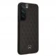 Mercedes-Benz Genuine Leather Quilted Hard Case - дизайнерски кожен кейс (естествена кожа) за Samsung Galaxy S22 (черен) 2