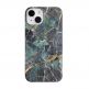 Mageasy Marble Emerald Case - дизайнерски хибриден удароустойчив кейс за iPhone 14 (смарагд)  1