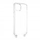 SwitchEasy Play Lanyard Ocean Case - хибриден удароустойчив кейс с връзка за носене за iPhone 14 (прозрачен)  3