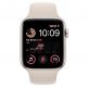 Apple Watch SE2 Cellular, 44mm Starlight Aluminium Case with Starlight Sport Band - умен часовник от Apple 1