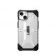 Urban Armor Gear Plasma Case - удароустойчив хибриден кейс за iPhone 14 (прозрачен) 2