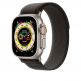 Apple Trail Loop S/M - оригинална текстилна каишка за Apple Watch Ultra 49мм (черен-сив) 1