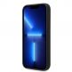 Guess Liquid Silicone Metal Logo Case - силиконов (TPU) калъф за iPhone 14 Pro (черен)  2