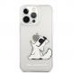 Karl Lagerfeld Choupette Eat Case - дизайнерски кейс с висока защита за iPhone 14 Pro Max (прозрачен) 1