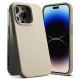 Ringke Soft Silicone Case - силиконов (TPU) калъф за iPhone 14 Pro Max (бежов) 2
