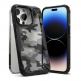 Ringke Fusion X Case - хибриден удароустойчив кейс за iPhone 14 Pro (черен-камуфлаж) 2