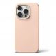 Ringke Soft Silicone Case - силиконов (TPU) калъф за iPhone 14 Pro (розов) 2
