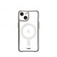 Urban Armor Gear Plyo MagSafe Case - удароустойчив хибриден кейс за iPhone 14 (черен-прозрачен) 3