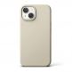 Ringke Soft Silicone Case - силиконов (TPU) калъф за iPhone 14 (бежов) 1