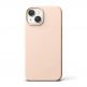 Ringke Soft Silicone Case - силиконов (TPU) калъф за iPhone 14 (розов) 1