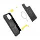 Spigen Rugged Armor MagSafe Case - хибриден кейс с висока степен на защита с MagSafe за iPhone 14 Pro (черен)  3