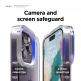 Elago Glide Case - удароустойчив силиконов (TPU) калъф за iPhone 14 Pro (прозрачен-розов) 3