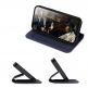 Dux Ducis Skin X2 Case - кожен калъф с поставка и отделение за кр. карти за iPhone 14 Pro Max (син) 11