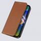 Dux Ducis Skin X2 Case - кожен калъф с поставка и отделение за кр. карти за iPhone 14 Pro (кафяв) 5