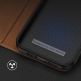 Dux Ducis Skin X2 Case - кожен калъф с поставка и отделение за кр. карти за iPhone 14 Pro (кафяв) 10