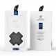 Dux Ducis Skin X2 Case - кожен калъф с поставка и отделение за кр. карти за iPhone 14 Pro (черен) 4