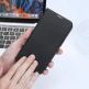 Dux Ducis Skin X2 Case - кожен калъф с поставка и отделение за кр. карти за iPhone 14 Pro (черен) 8