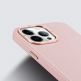 Dux Ducis Grit Faux Leather MagSafe Case - дизайнерски кожен кейс с MagSafe за iPhone 14 Pro (розов) 7