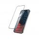 SwitchEasy Glass 9H Full Cover Tempered Glass - калено стъклено защитно покритие за дисплея на iPhone 14 Pro Max (черен-прозрачен) 1