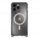 Mageasy Odyssey+ M Metal Black Case With Magsafe - удароустойчив хибриден кейс с Magsafe и връзка с карабинер за iPhone 14 Pro Max (черен)  1