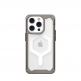 Urban Armor Gear Plyo MagSafe Case - удароустойчив хибриден кейс за iPhone 14 Pro (черен-прозрачен) 3