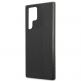 AMG Carbon Effect Leather Case - дизайнерски кожен кейс с висока защита за Samsung Galaxy S22 Ultra (черен) 3