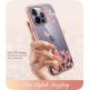 i-Blason Cosmo SupCase Protective Case - удароустойчив хибриден кейс с вграден протектор за дисплея за iPhone 14 Pro Max (лилав-прозрачен) 4