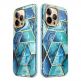 i-Blason Cosmo SupCase Protective Case - удароустойчив хибриден кейс с вграден протектор за дисплея за iPhone 14 Pro Max (син) 5