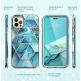 i-Blason Cosmo SupCase Protective Case - удароустойчив хибриден кейс с вграден протектор за дисплея за iPhone 14 Pro Max (син) 6