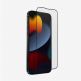 Uniq Optix Vivid Full Cover Tempered Glass - калено стъклено защитно покритие за дисплея на iPhone 14 Pro Max (черен-прозрачен) 4