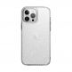 Uniq LifePro Xtreme Glitter Case - хибриден удароустойчив кейс за iPhone 14 Pro Max (прозрачен) 7