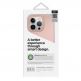 Uniq Lino Liquid Silicone Case - силиконов (TPU) калъф за iPhone 14 Pro (розов) 1