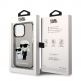 Karl Lagerfeld IML Glitter Karl and Choupette NFT Case - дизайнерски силиконов кейс за iPhone 14 Pro (черен) 5